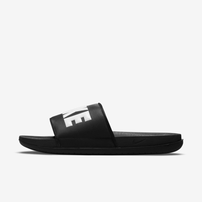 Shop Nike Men's Offcourt Slides In Black