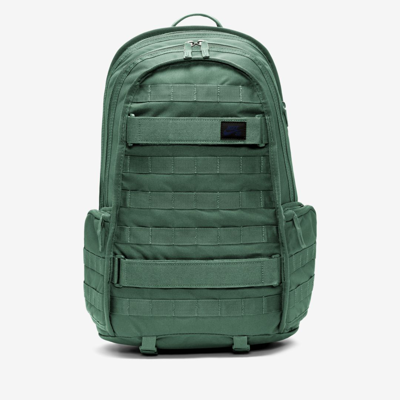 Shop Nike Sb Rpm Skate Backpack In Noble Green,noble Green,midnight Navy