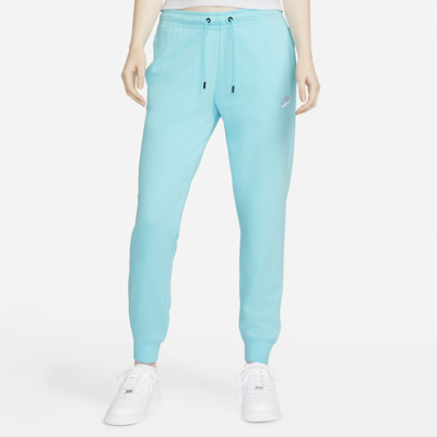 Shop Nike Women's  Sportswear Essential Fleece Pants In Blue