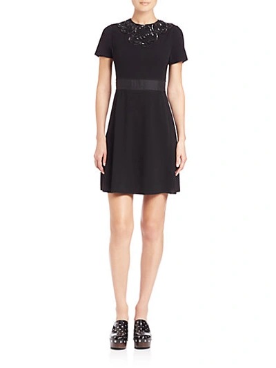 Marc By Marc Jacobs Dress With Sequin Embellishment In Black