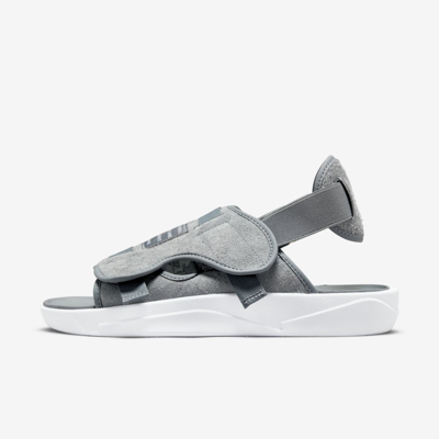 Shop Jordan Men's  Ls Slides In Grey