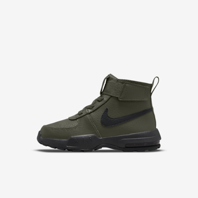 Shop Nike Air Max Goaterra 2.0 Little Kids' Shoes In Cargo Khaki,dark Smoke Grey