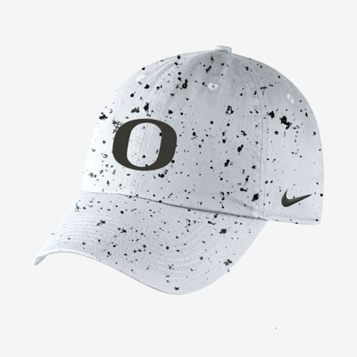 Shop Nike Unisex College Heritage86 (oregon) Adjustable Hat In White