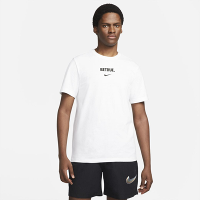 Shop Nike Men's  Sportswear Betrue T-shirt In White