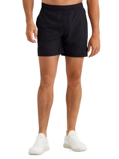 Shop Rhone Men's 7" Mako Shorts In Black