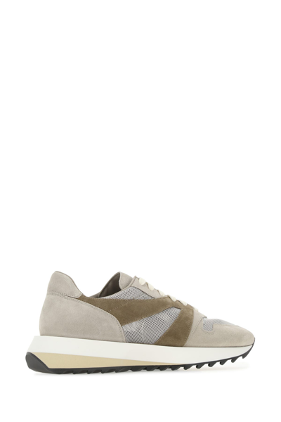 Shop Fear Of God Multicolor Suede And Mesh Vintage Runner Sneakers  Multicoloured  Uomo 45