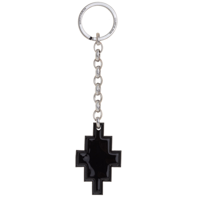 Shop Marcelo Burlon County Of Milan Men's Keychain Keyring   Cross In Black