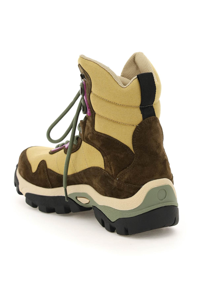 Jacquemus Les Chaussures Terra Hiking Boots In Brown,yellow