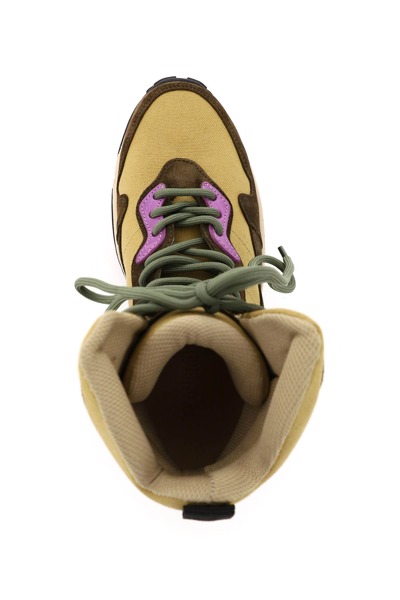 Jacquemus Les Chaussures Terra Hiking Boots In Brown,yellow