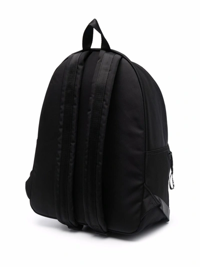 Shop Versace Jeans Men's Black Polyamide Backpack