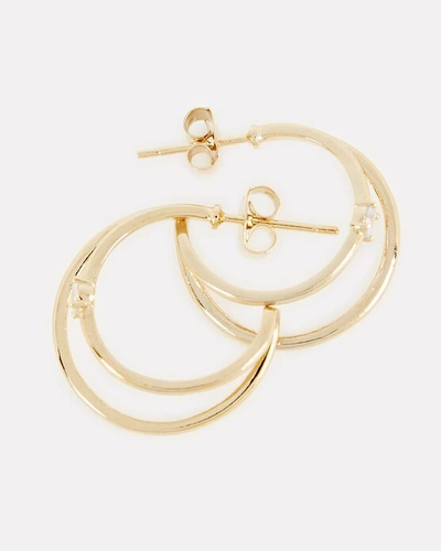 Shop Jordan Road Jewelry Chiara Double Hoop Earrings In Gold
