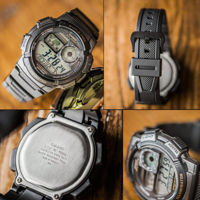 卡西欧手表男指针系列多功能休闲防水石英男士手表