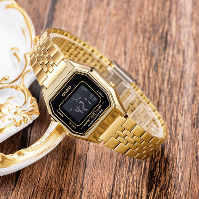 【抢先购同价双十一】卡西欧手表复古小金表多功能女士手表