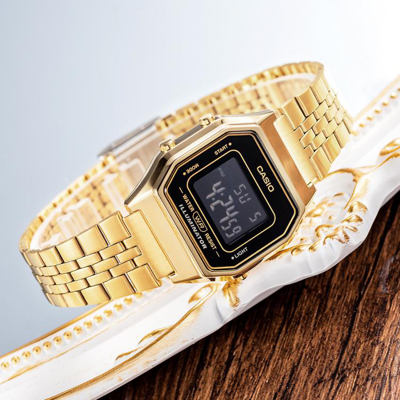 【抢先购同价双十一】卡西欧手表复古小金表多功能女士手表