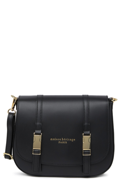 Maison Heritage Sac Besace Crossbody Bag In Black | ModeSens