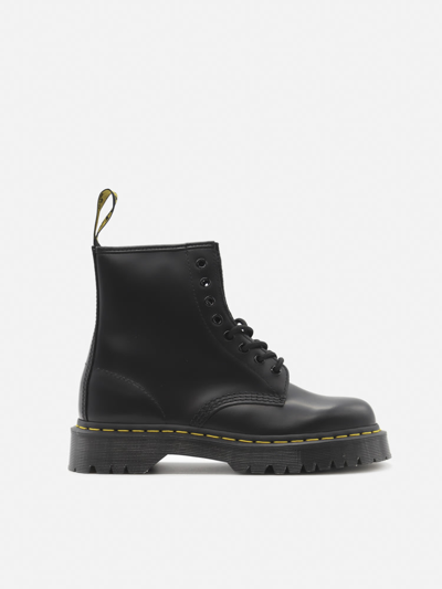 Shop Dr. Martens' Bex 1460 Leather Boots In Black