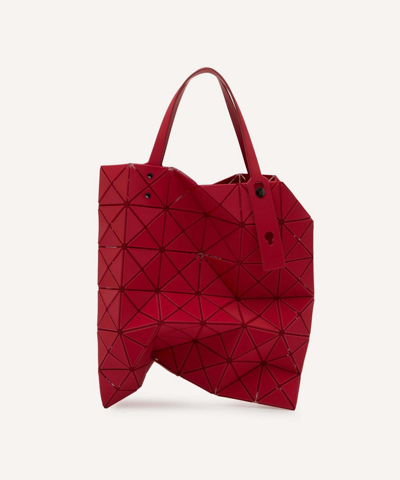 Shop Bao Bao Issey Miyake Lucent One Tone Tote Bag In Red