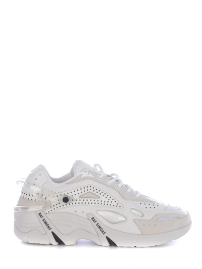 Shop Raf Simons Sneakers  Cyclon-21 In Pelle In Bianco