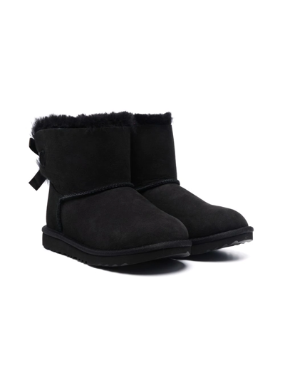 Ugg Bailey Bow Ii Ankle Boots In Black