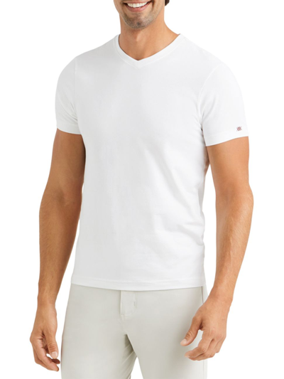 Shop Rhone Men's Element V-neck T-shirt In White