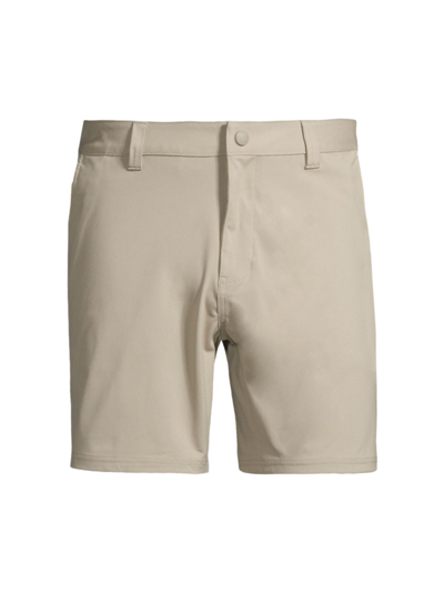 Shop Rhone Men's Commuter 7" Shorts In Khaki