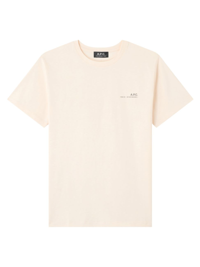 Shop Apc Item T-shirt In Pale Pink