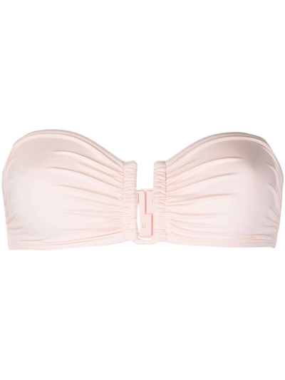 Shop Eres Show Bandeau Bikini Top In Pink