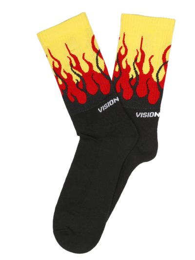 Shop Vision Of Super Flame Socks
