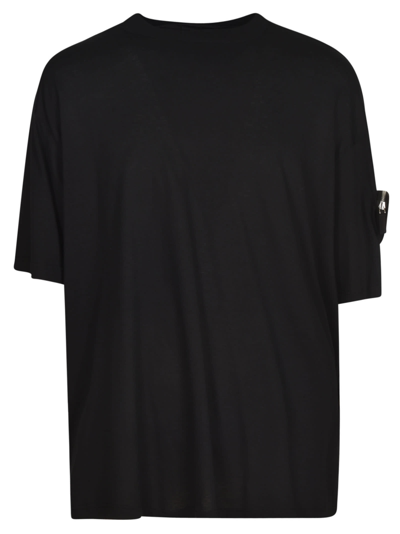 Shop Prada Pouch Applique Plain T-shirt In Black