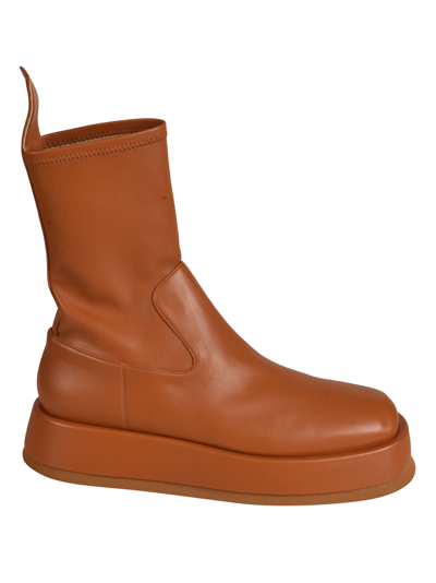 Shop Gia Borghini Rosie 11 Boots In Brown