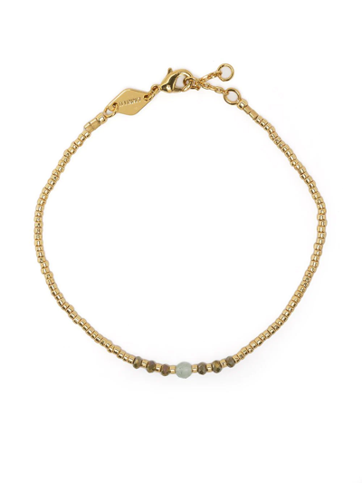 Shop Anni Lu Mixed-bead Bracelet In Gold