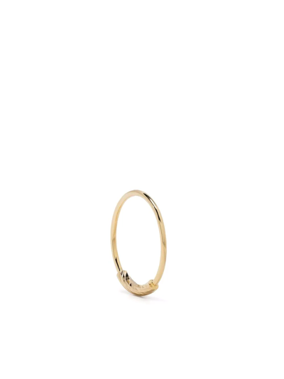 Shop Maria Black Nancy 10mm Hoop Earring In Gold