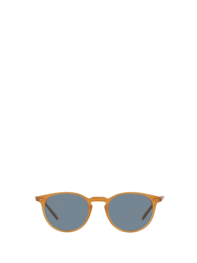 Shop Oliver Peoples Ov5004su Semi Matte Amber Tortoise Sunglasses