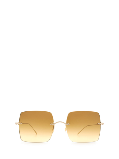 Shop Oliver Peoples Ov1268s Soft Gold Sunglasses