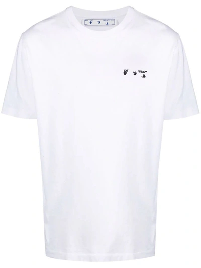 Shop Off-white Slim-fit Short Sleeve Tee White