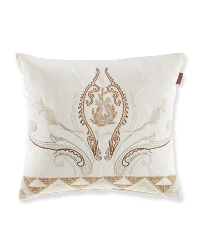 Shop Etro Vedene Embroidered Pillow 18x18"