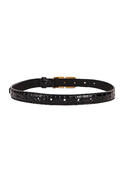 Shop Balenciaga Bb Hourglass Belt In Black