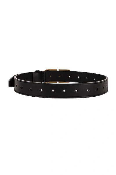 Shop Balenciaga Bb Hourglass Belt In Black