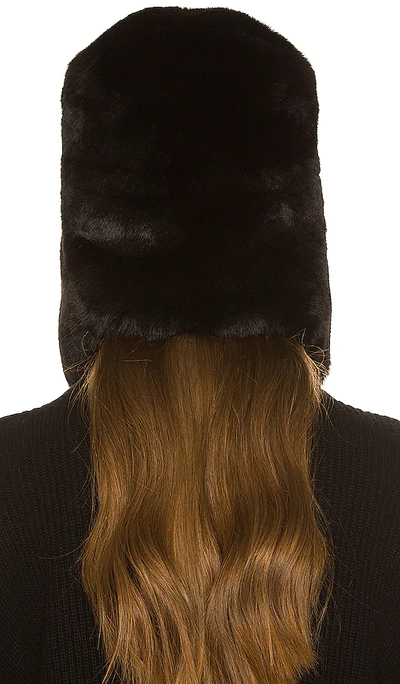 Hat Attack Apres Sherpa Trapper Hat In Black
