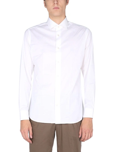 Shop Z Zegna Buttoned Gravity Shirt In White