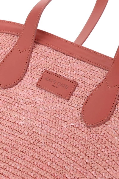 Shop Kate Cate Pink Straw Shoulder Bag  Nd  Donna Tu