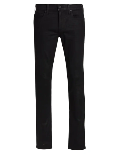 Shop Paige Men's Croft Coated Skinny Jeans In Fallon Coated