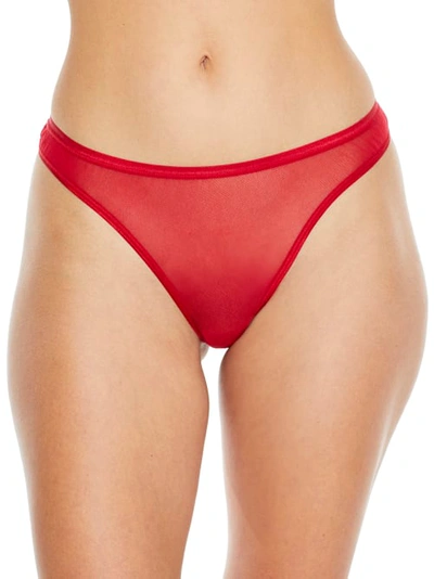 Shop Cosabella Soire Confidence Classic Thong In Mystic Red