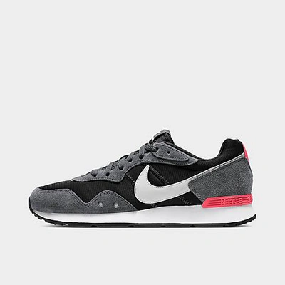 Shop Nike Men's Venture Runner Casual Shoes In Black/flash Crimson/iron Grey