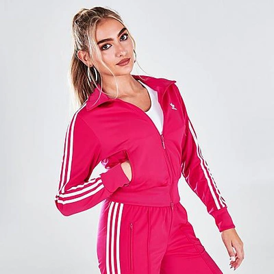 Adidas Originals Adidas Women's Originals Adicolor Classics Firebird  Primeblue Track Jacket In Bold Pink | ModeSens