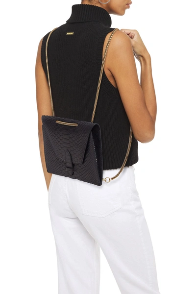Shop Zimmermann Snake-effect Leather Backpack In Black