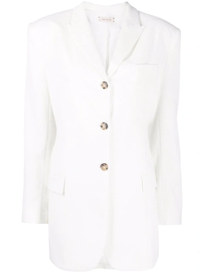 Shop The Mannei Edynburg Blazer Jacket In White