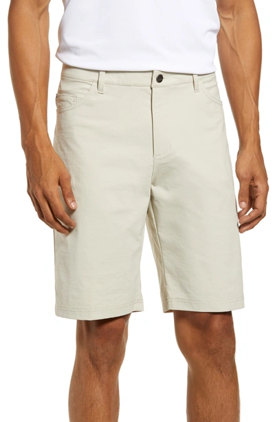 Shop Adidas Golf Go-to Water Repellent Five Pocket Shorts In Bliss