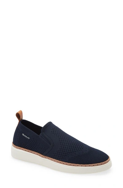 Shop Gant San Prep Slip-on Sneaker In Marine