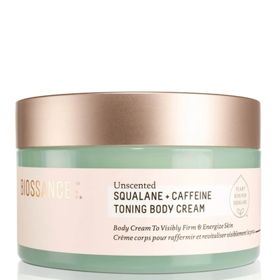 Shop Biossance Squalane And Caffeine Toning Body Cream - Unscented 200ml